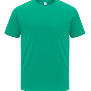 Round Neck T-Shirt Green Front Print