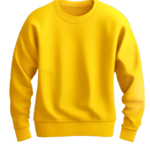 Sweatshirts Yellow Front Print