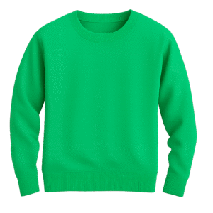 Sweatshirts Green Front & Back Print