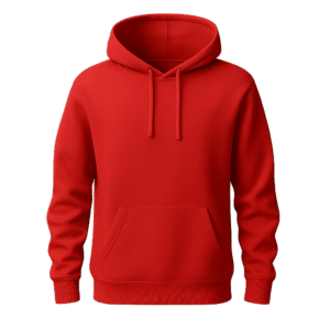 Hoodies Red Front Print