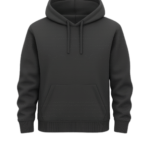 Hoodies Black Front Print