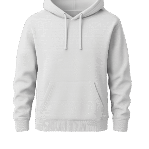 Hoodies White Front Print