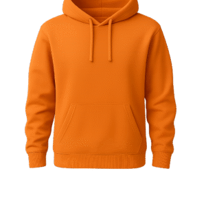 Hoodies Orange Back Print